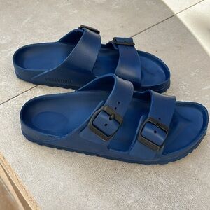 BIRKENSTOCK ARIZONA FOAM BUCKLE EVA SLIDE SANDAL Blue Size EU 36 Women’s US 5